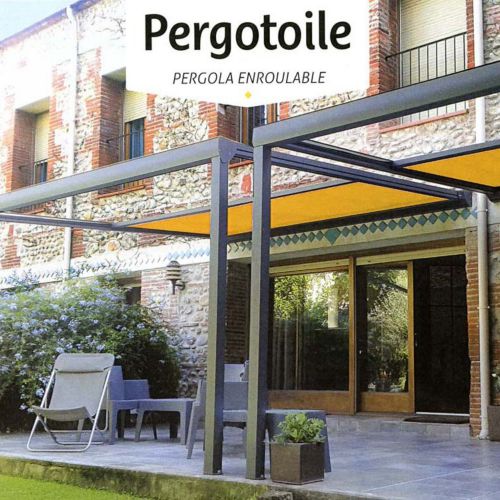 Pergola toille enroulable